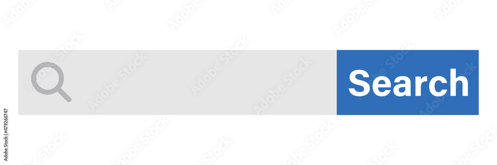A search bar with a magnifying glass and a search button. A search bar with a magnifying glass and a search button.