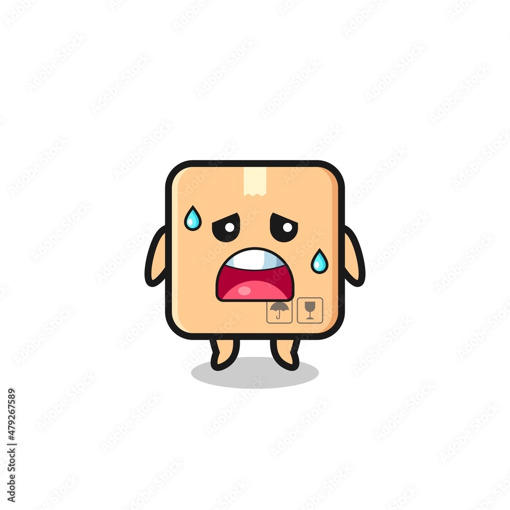 the fatigue cartoon of cardboard box the fatigue cartoon of cardboard box