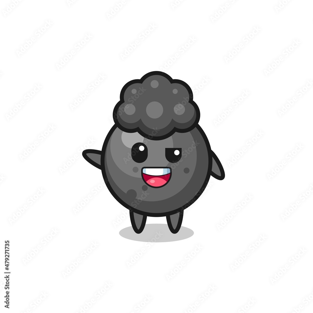 cannon ball character as the afro boy cannon ball character as the afro boy