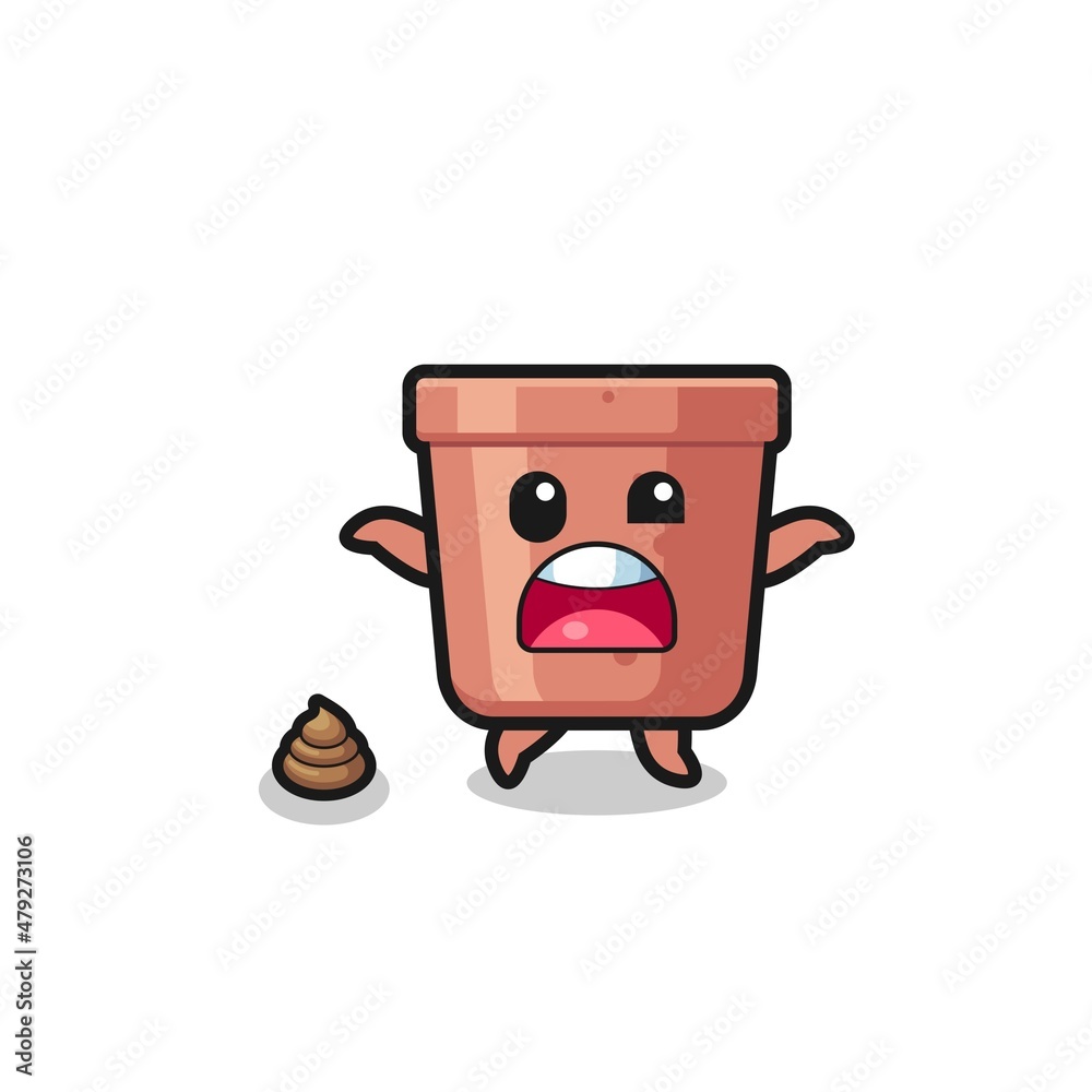 flowerpot earth surprised to meet poop flowerpot earth surprised to meet poop