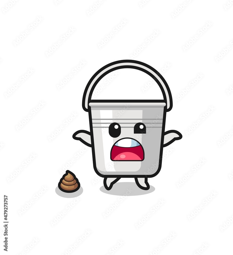 metal bucket earth surprised to meet poop metal bucket earth surprised to meet poop