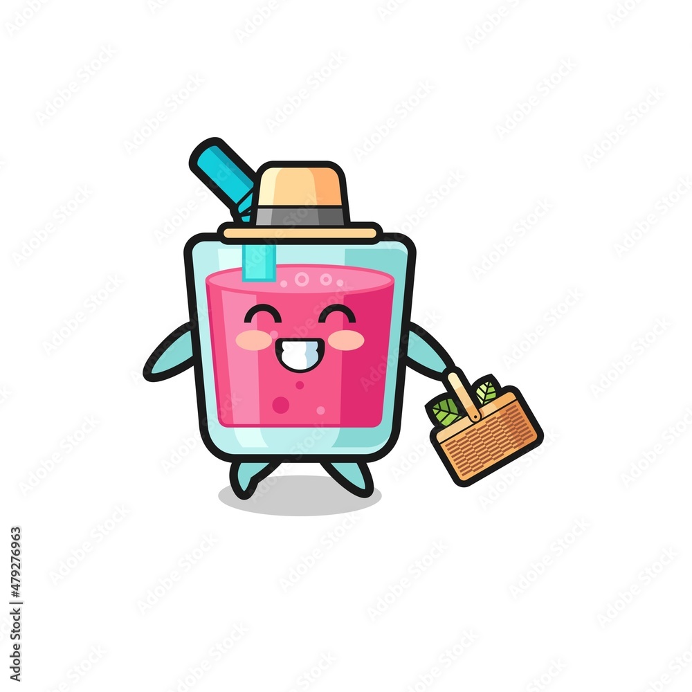 strawberry juice herbalist character searching a herbal strawberry juice herbalist character searching a herbal