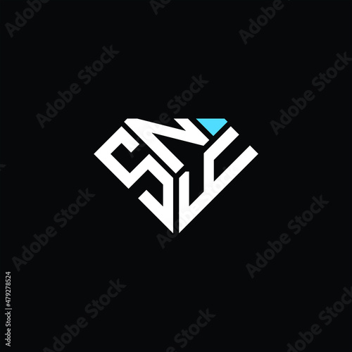 SNY letter logo creative design. SNY unique design