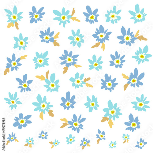 Abstract and impressive cute flower material,