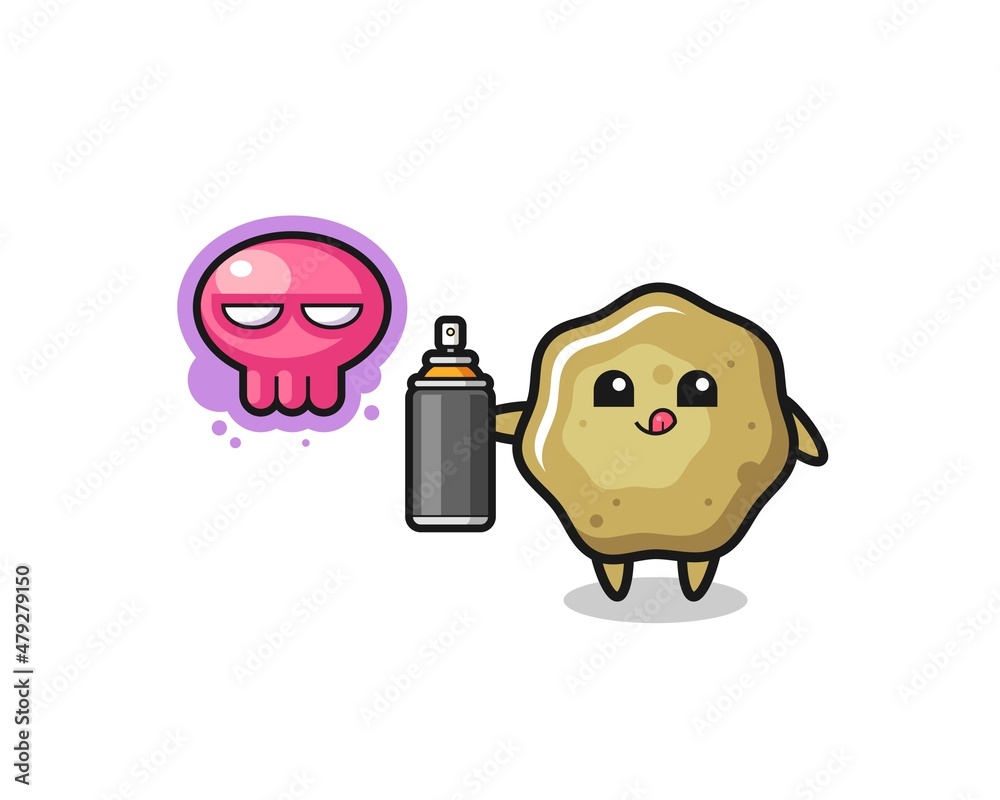 loose stools cartoon make a graffiti with a spray paint loose stools cartoon make a graffiti with a spray paint