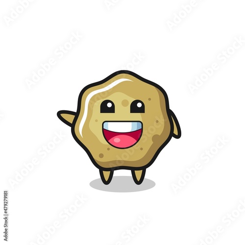 happy loose stools cute mascot character