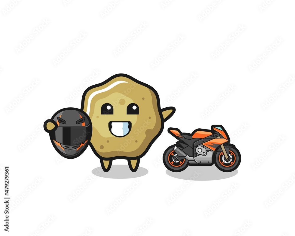cute loose stools cartoon as a motorcycle racer cute loose stools cartoon as a motorcycle racer