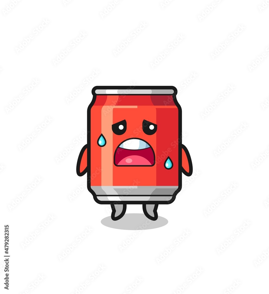the fatigue cartoon of drink can the fatigue cartoon of drink can