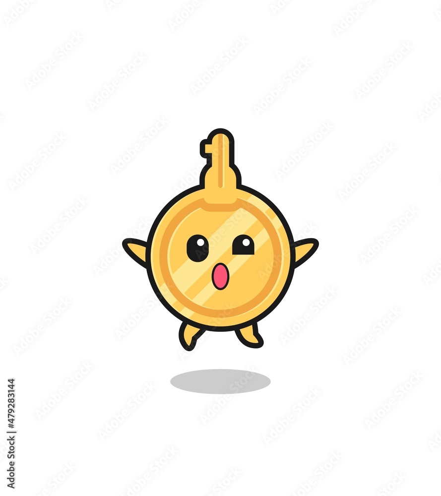 key character is jumping gesture key character is jumping gesture