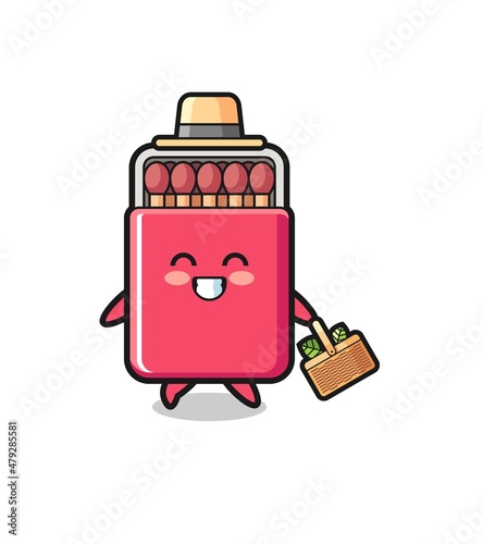 matches box herbalist character searching a herbal