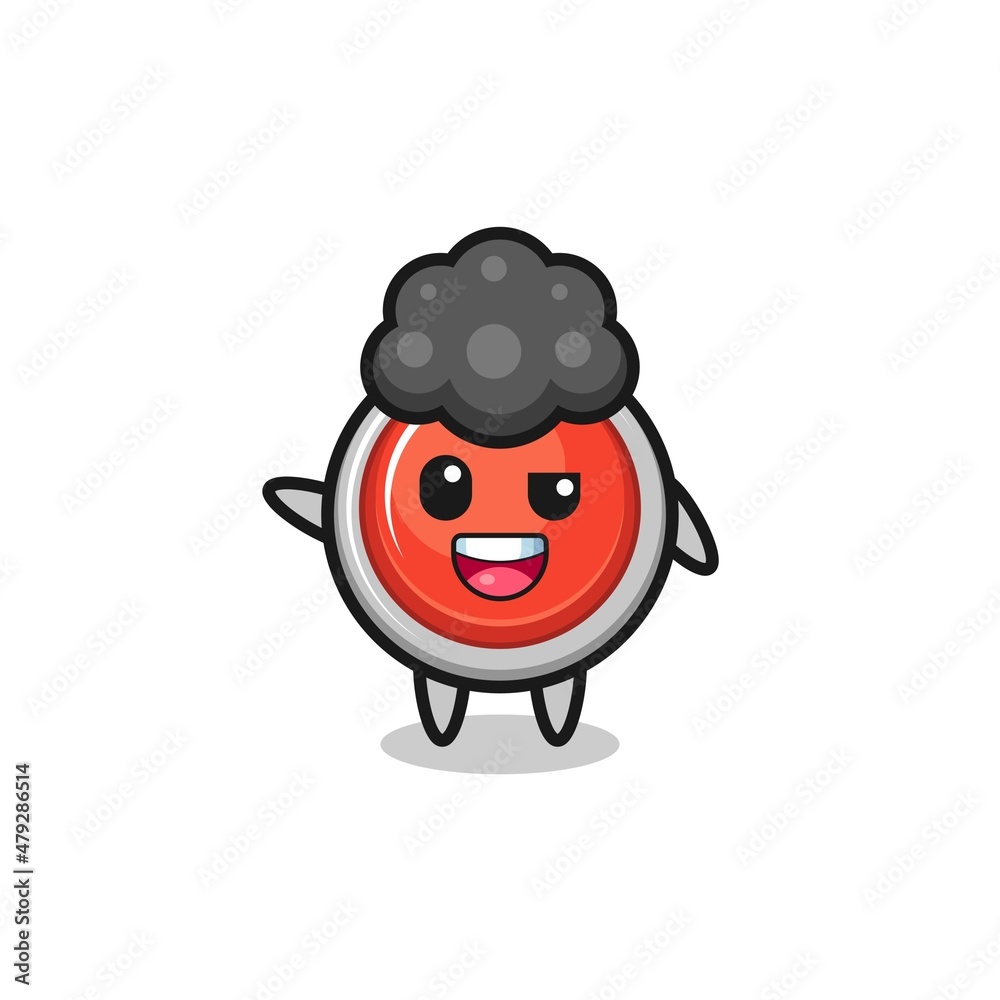 custom made wallpaper toronto digitalemergency panic button character as the afro boy