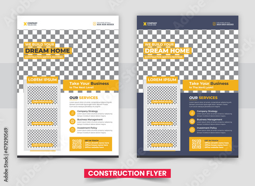 Construction Business Flyer Template