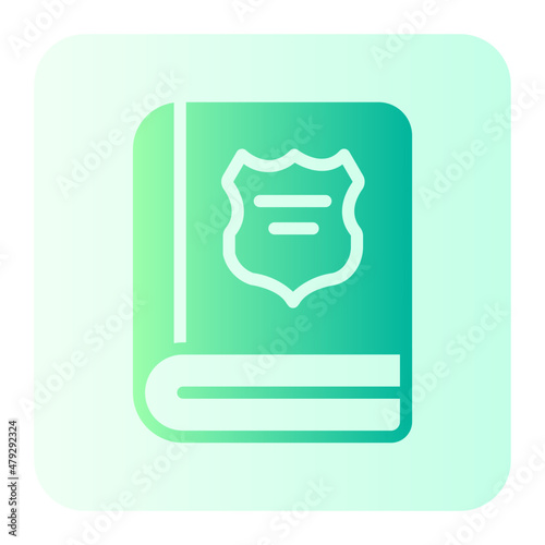 law book gradient icon