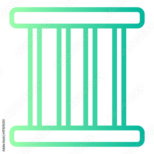 jail gradient icon