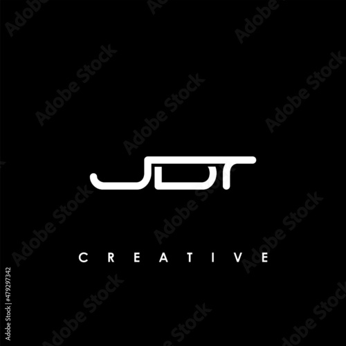 JDT Letter Initial Logo Design Template Vector Illustration