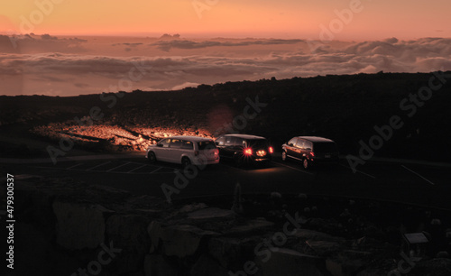 Panoramic top view from Haleakala volcano in Maui, Hawai © Adrian Martinez ph
