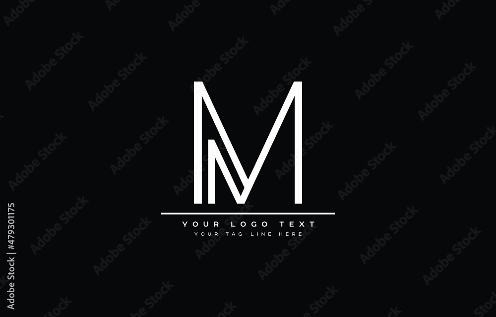 letter MA Clean and Minimal Initial Based Logo Design letter MA Clean and Minimal Initial Based Logo Design