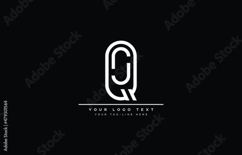 letter QO Clean and Minimal Initial Based Logo Design