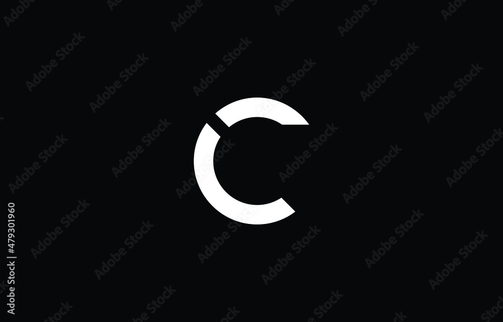 letter C Clean and Minimal Initial Based Logo Design letter C Clean and Minimal Initial Based Logo Design