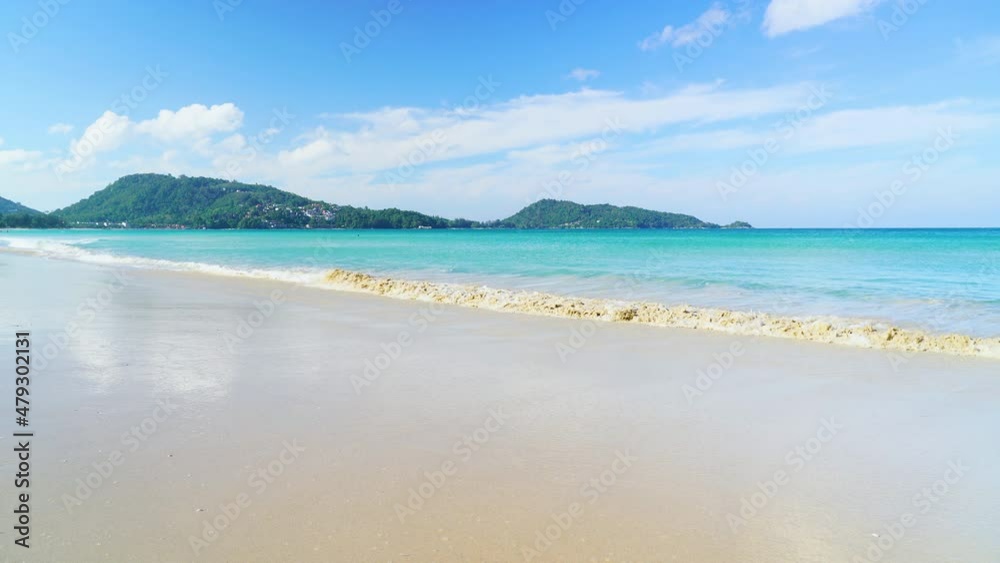 Landscape Sea nature white clean sandy with blue sky. Landscape Sea nature white clean sandy with blue sky.