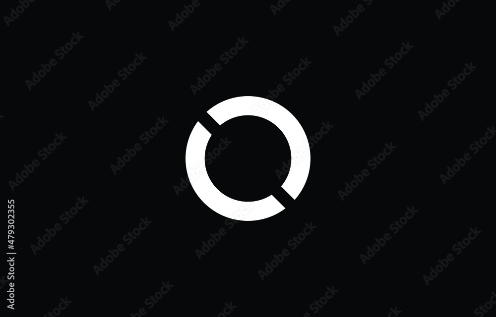 letter O Clean and Minimal Initial Based Logo Design letter O Clean and Minimal Initial Based Logo Design