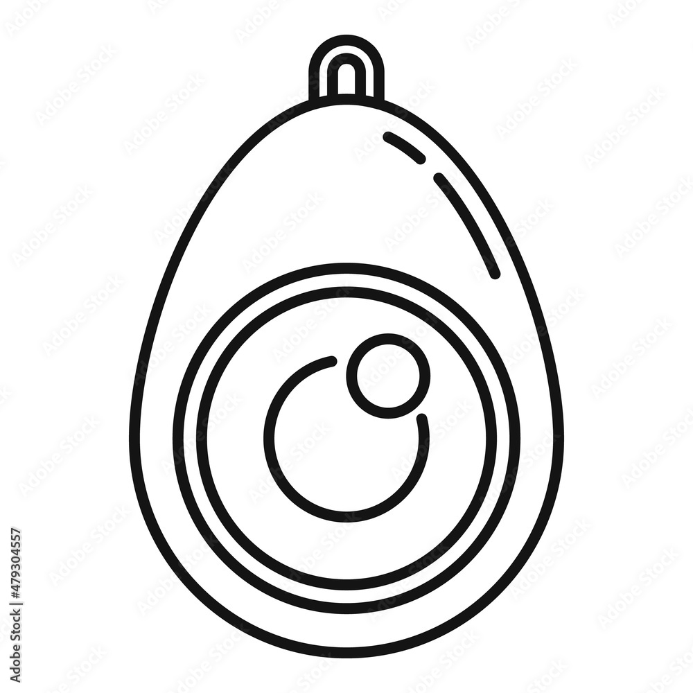 Turkish eye amulet icon outline vector. Magic hamsa Turkish eye amulet icon outline vector. Magic hamsa