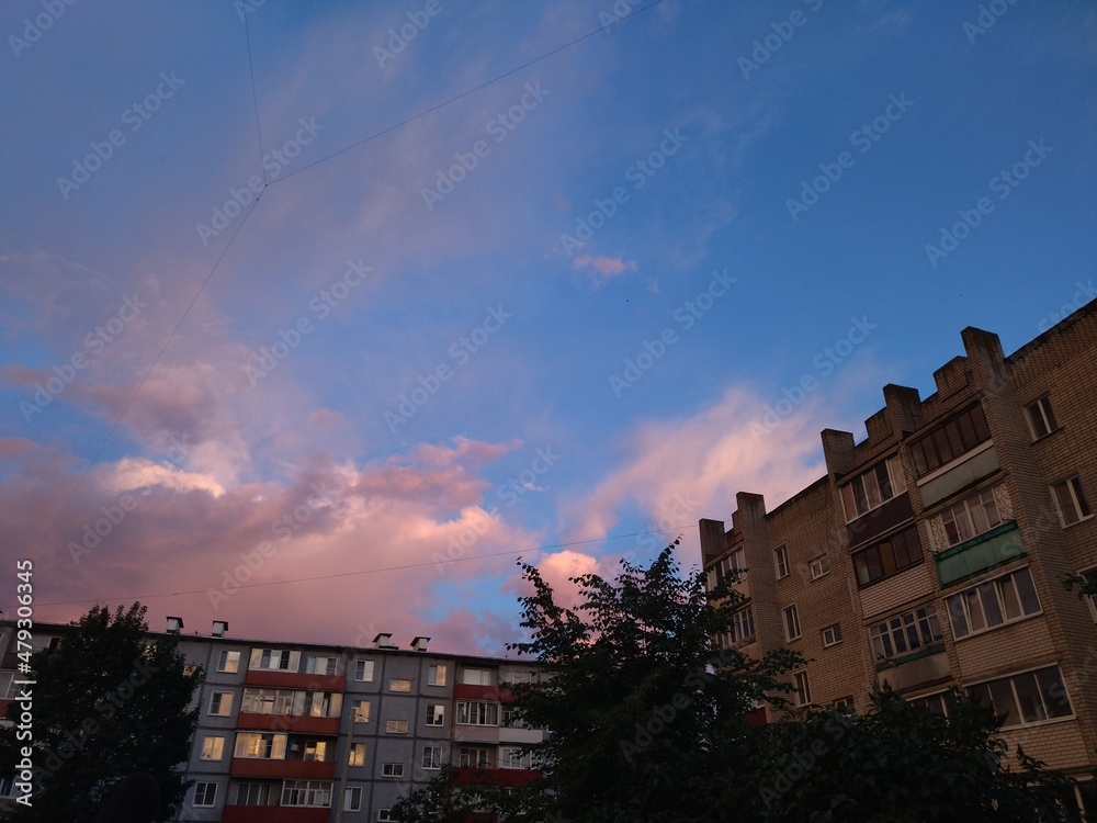 sunset in the city sunset in the city