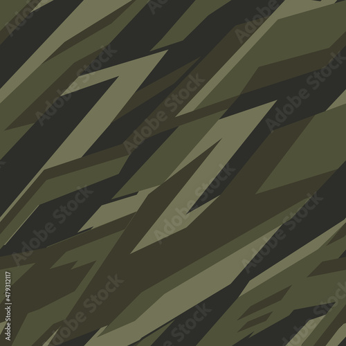 Seamless geometric pattern of shapes. Racing background print on vinyl and decal. Vector illustration