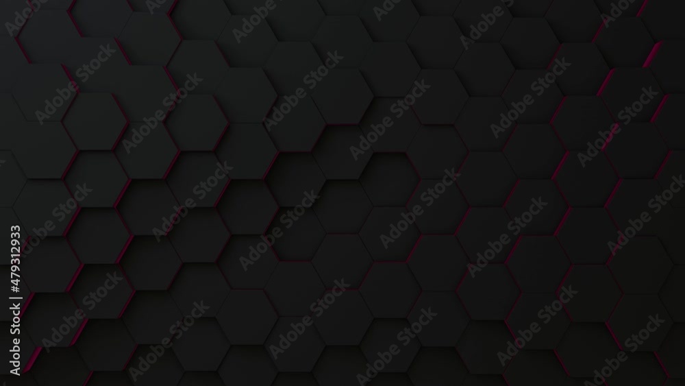 Red energy illuminate from dark digital mesh. Black futuristic animation background. Red energy illuminate from dark digital mesh. Black futuristic animation background.