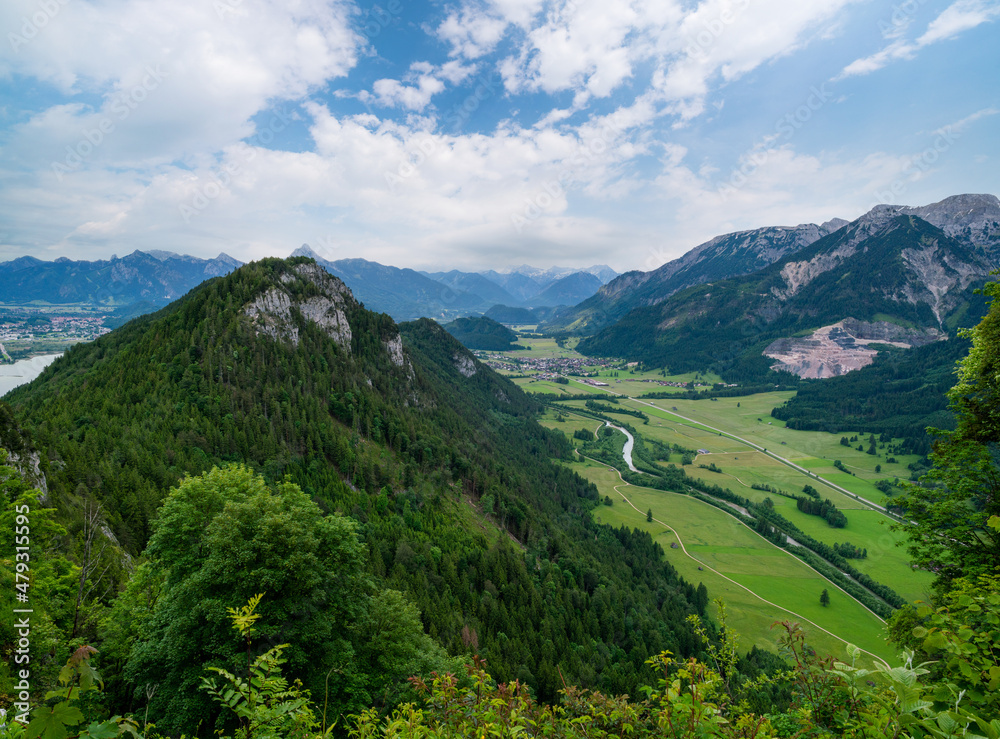 Mountain landscape  in the german alps
