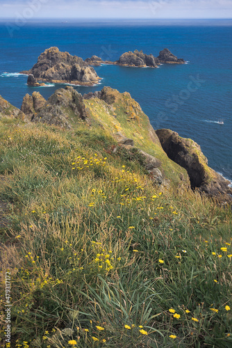 Beautiful Coastline at Ortegal Cape, Galicia, Spain photo