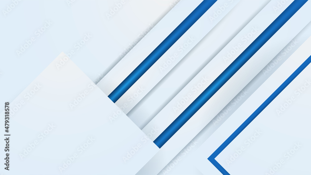 Modern Light white Blue Colorful abstract Design Banner