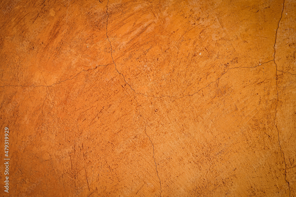 Crack clay wall texture background 