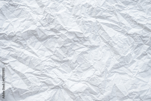 White crumple recycle paper background