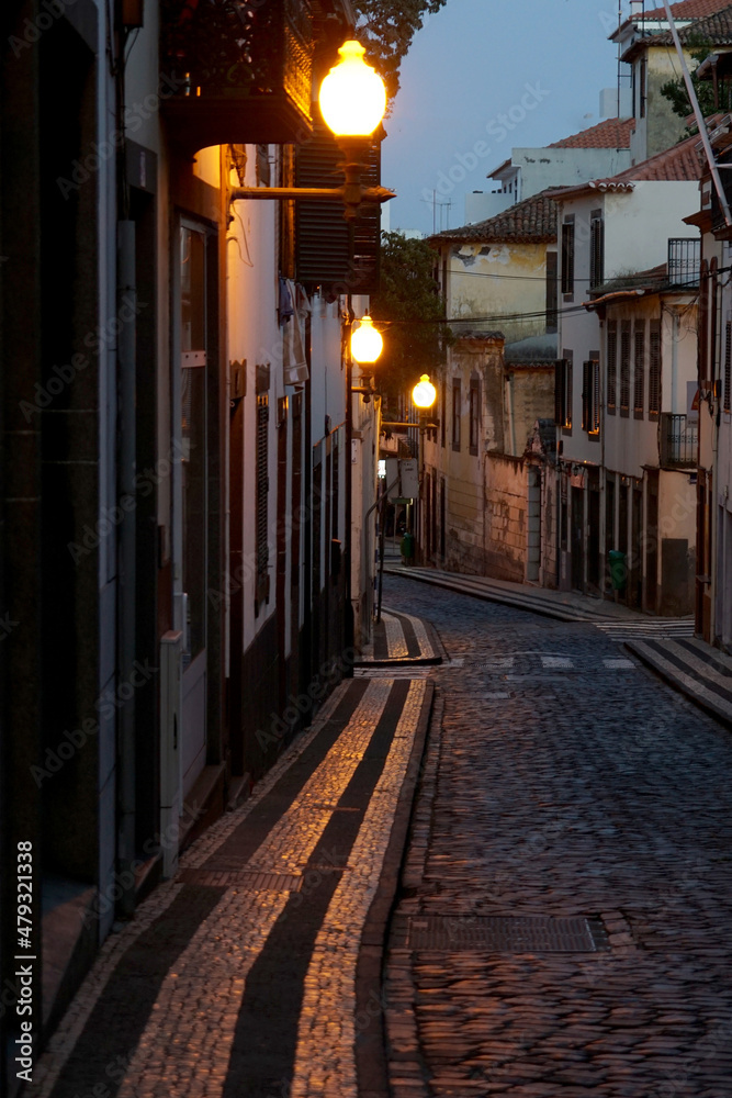 Strasse in der Altstadt von Funchal