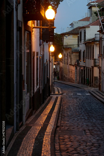 Strasse in der Altstadt von Funchal
