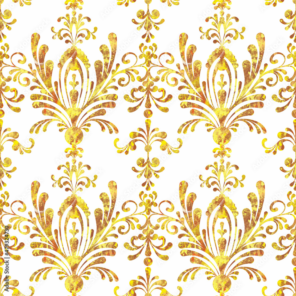 seamless pattern ornament in empire style, baroque ornate, classic ornament hand-drawn seamless pattern ornament in empire style, baroque ornate, classic ornament hand-drawn