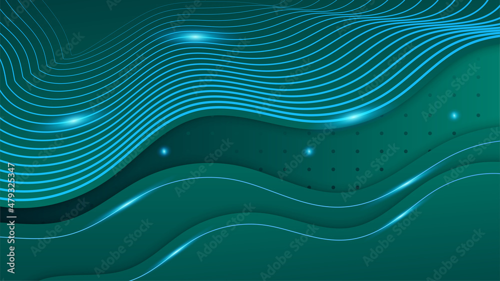 Shiny wave Light green Colorful abstract Design Banner Shiny wave Light green Colorful abstract Design Banner