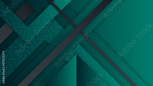 Modern line green Colorful abstract Design Banner