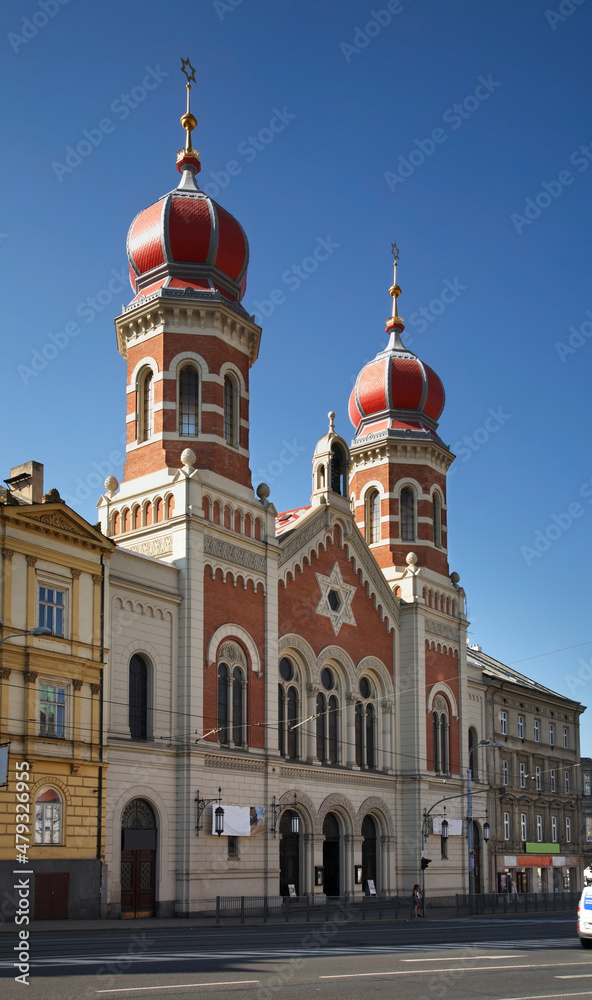 Obraz premium Great synagogue in Plzen. Czech Republic