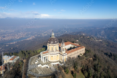 Basilica di Superga dal drone