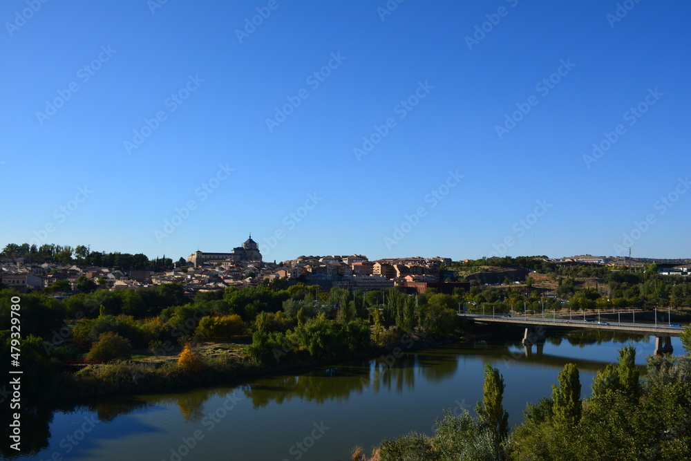 view of the river and the town view of the river and the town