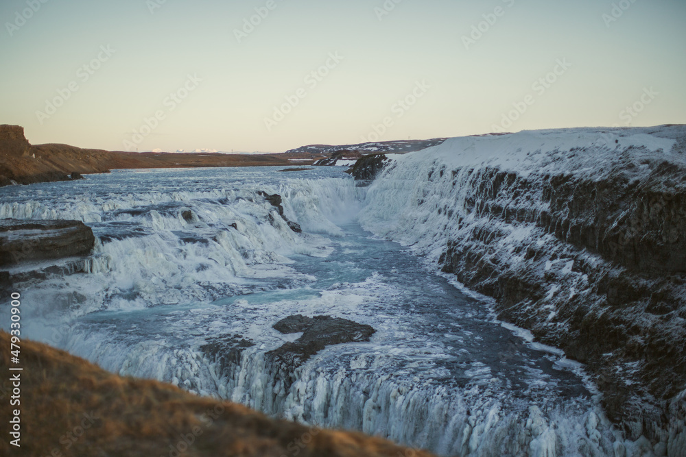 Gullfoss, waterfall, iceland