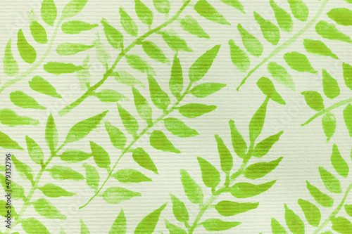green leaves background