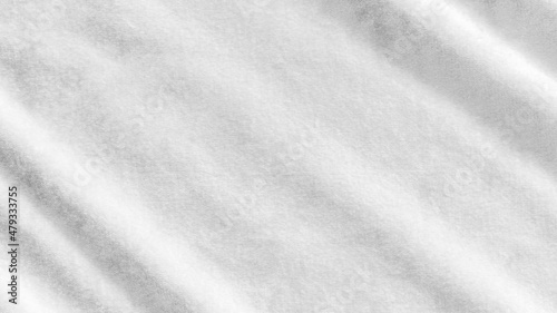 Silver velvet background or white velour flannel texture made of cotton or wool with soft fluffy velvety satin fabric cloth metallic color material