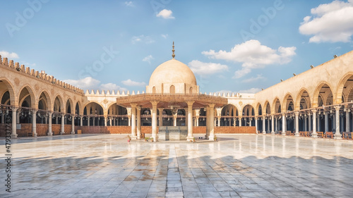 Mosque of Ibn Tulun in Cairo city, Egypt