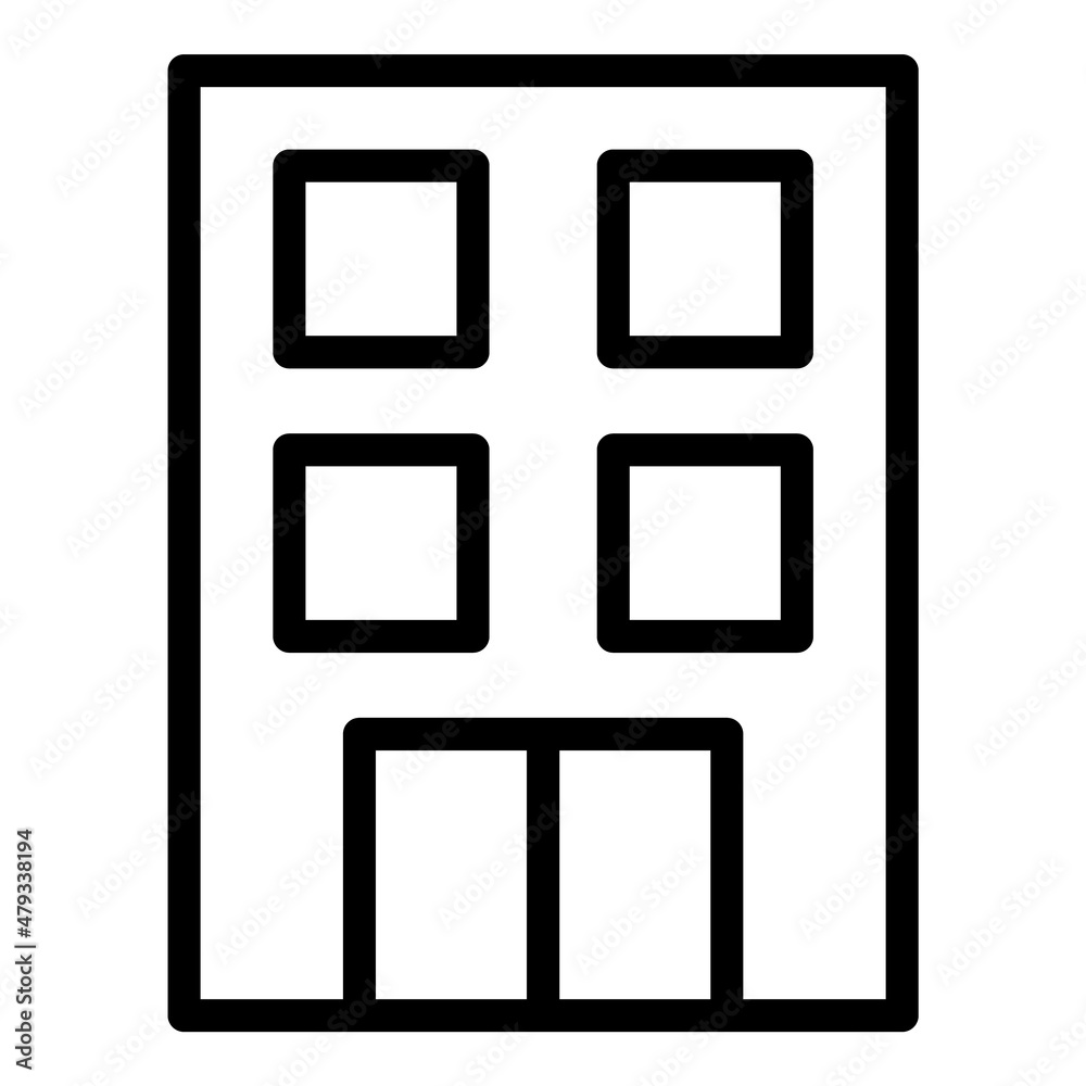 House Flat Icon Isolated On White Background House Flat Icon Isolated On White Background