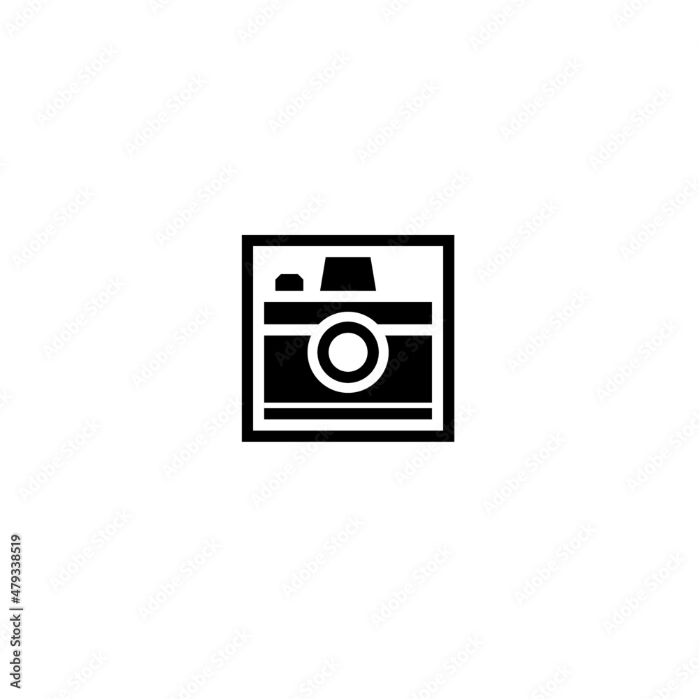 Illustration of a good camera icon design for any purpose related to the camera Illustration of a good camera icon design for any purpose related to the camera