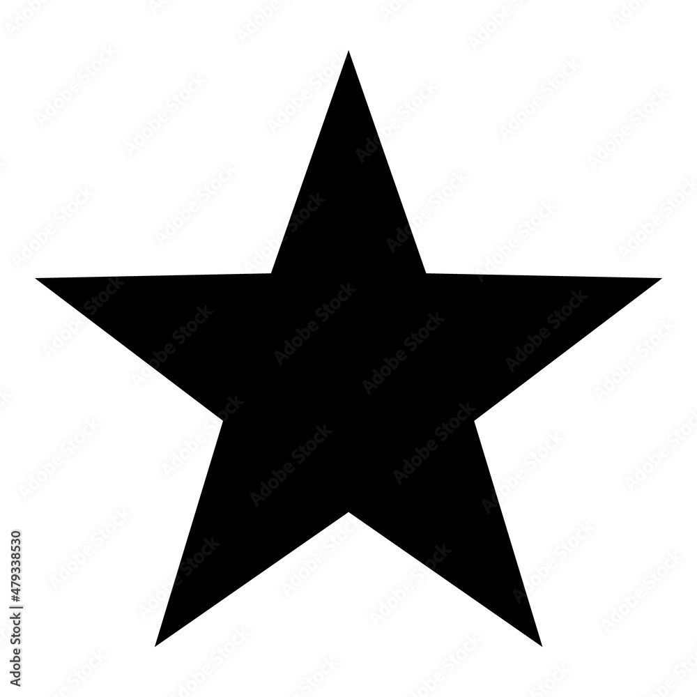 Stars Flat Icon Isolated On White Background Stars Flat Icon Isolated On White Background