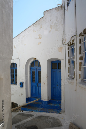 Fototapeta Naklejka Na Ścianę i Meble -  old architecture of Nikia village on Nisyros island (Greece)